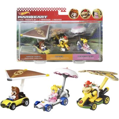 Hot Wheels Mario Kart HDB39 zabawka pojazd - zestaw postaci Mario Kart Hot Wheels Mario Kart HDB39 zabawka pojazd - zestaw postaci Mario Kart