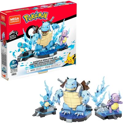 Mega Construx Squirtle Evolution Set - Building Toys for Kids Mega Construx Squirtle Evolution Set - Building Toys for Kids