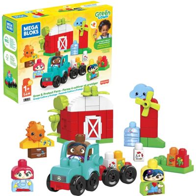 Mattel Mega Bloks Ville Verte Éco Ferme - Jouet de Construction Mattel Mega Bloks Ville Verte Éco Ferme - Jouet de Construction