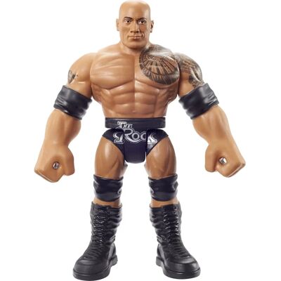 Mattel WWE The Rock Bend 'N Bash Action Figures - Action Figures Mattel WWE The Rock Bend 'N Bash Action Figures - Action Figures