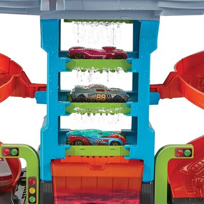 Hot Wheels City Mega Tower Car Wash s barevnou změnou Hot Wheels City Mega Tower Car Wash s barevnou změnou