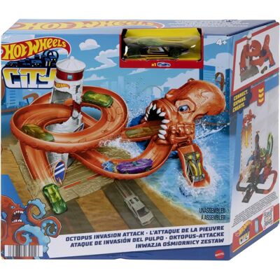 Hot Wheels City HDR29 - Spielbahn & Fahrzeug - 4-8 Jahre Hot Wheels City HDR29 - Spielbahn & Fahrzeug - 4-8 Jahre