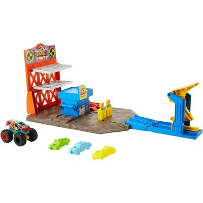Hot Wheels Monster Trucks HFB12 - Set di Giocattoli e Pista Hot Wheels Monster Trucks HFB12 - Set di Giocattoli e Pista