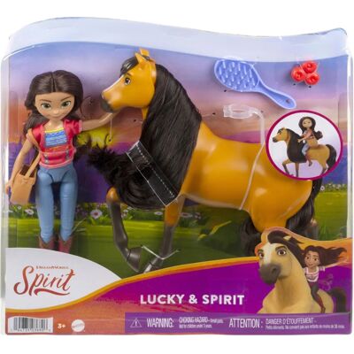 Zestaw lalki Lucky i konia Spirit - Zestaw do zabawy Zestaw lalki Lucky i konia Spirit - Zestaw do zabawy