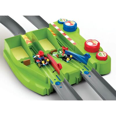 Tor wyścigowy Hot Wheels Mario Kart Yoshi Mario - Zestaw zabawek samochodowych Tor wyścigowy Hot Wheels Mario Kart Yoshi Mario - Zestaw zabawek samochodowych