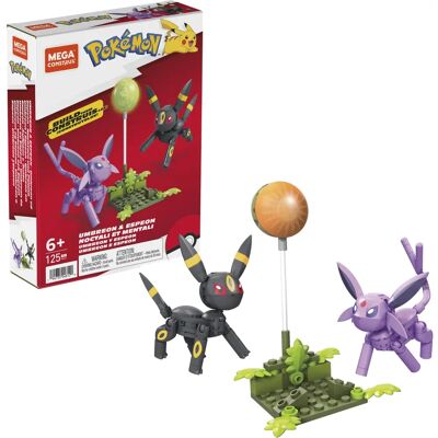Mega Construx Noctali & Mentali Jeu de Construction - 125 Pièces - Publicité Mega Construx Noctali & Mentali Jeu de Construction - 125 Pièces - Publicité