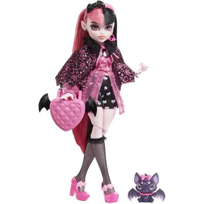 Bambola Monster High Draculaura - Abito Signature & Animale Bambola Monster High Draculaura - Abito Signature & Animale