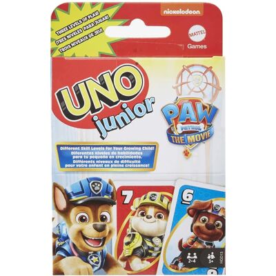 Jeu de Cartes UNO Paw Patrol de Mattel - 112 Cartes - Enfants 3+ - Publicité Jeu de Cartes UNO Paw Patrol de Mattel - 112 Cartes - Enfants 3+ - Publicité