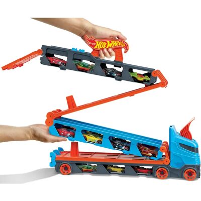 Set di Veicoli e Pista Hot Wheels - Gioco Compatto con Stoccaggio Set di Veicoli e Pista Hot Wheels - Gioco Compatto con Stoccaggio
