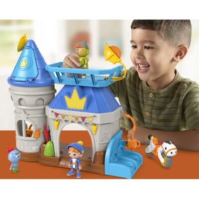 Mattel Fisher-Price Gus il piccolo cavaliere - Set da gioco castello del regno Mattel Fisher-Price Gus il piccolo cavaliere - Set da gioco castello del regno