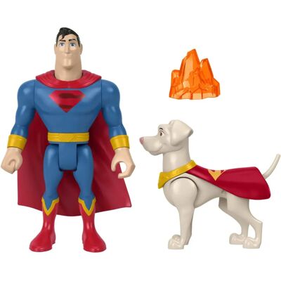 Figuras DC Super-Pets Superman Krypto - Brinquedo para crianças Figuras DC Super-Pets Superman Krypto - Brinquedo para crianças