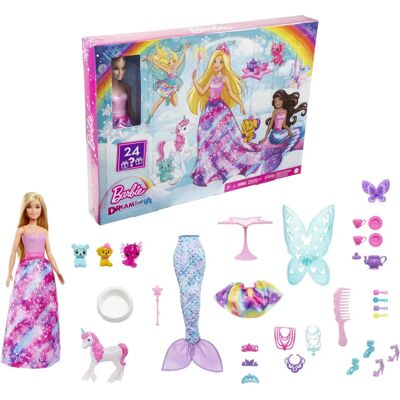 Calendario dell'Avvento Barbie Dreamtopia - 25 sorprese Calendario dell'Avvento Barbie Dreamtopia - 25 sorprese