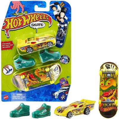 Hot Wheels - Skateboard, Autos, Schuhe - Spielset Hot Wheels - Skateboard, Autos, Schuhe - Spielset