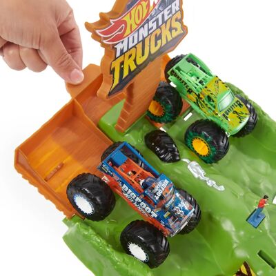 Hot Wheels Monster Trucks - Bigfoot Gunkster - Ensemble de jeu - Publicité Hot Wheels Monster Trucks - Bigfoot Gunkster - Ensemble de jeu - Publicité