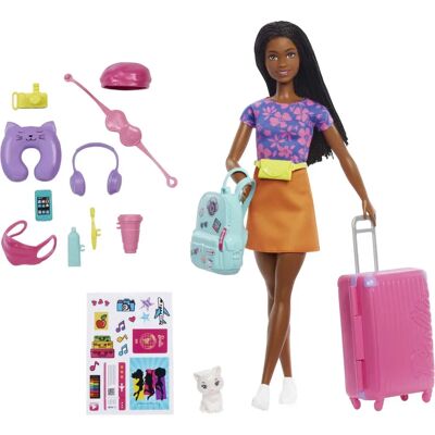 Mattel Barbie Brooklyn Travel Doll - Doll Mattel Barbie Brooklyn Travel Doll - Doll