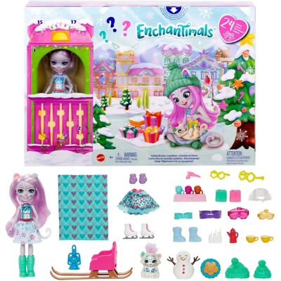 Lalka Enchantimals Sybill - Kalendarz Adwentowy - Lalka i Akcesoria Lalka Enchantimals Sybill - Kalendarz Adwentowy - Lalka i Akcesoria