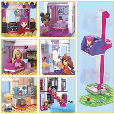 MEGA BLOKS Barbie Color Reveal maison de rêve - Publicité MEGA BLOKS Barbie Color Reveal maison de rêve - Publicité