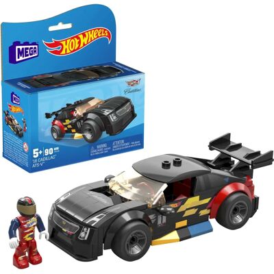 Mega Hot Wheels HHL96 Zestaw Konstrukcyjny - Model Samochodu, 90 Elementów, 5+ Lat Mega Hot Wheels HHL96 Zestaw Konstrukcyjny - Model Samochodu, 90 Elementów, 5+ Lat