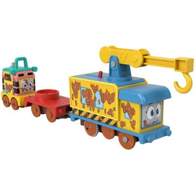 Fisher-Price Thomas & Friends Conjunto de Veículos Motorizados 'Fix 'Em Up' com Barro - Brinquedo Fisher-Price Thomas & Friends Conjunto de Veículos Motorizados 'Fix 'Em Up' com Barro - Brinquedo