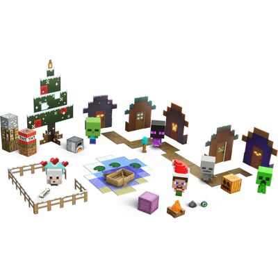 Minecraft Steve Advent Calendar - Toy Playset Minecraft Steve Advent Calendar - Toy Playset