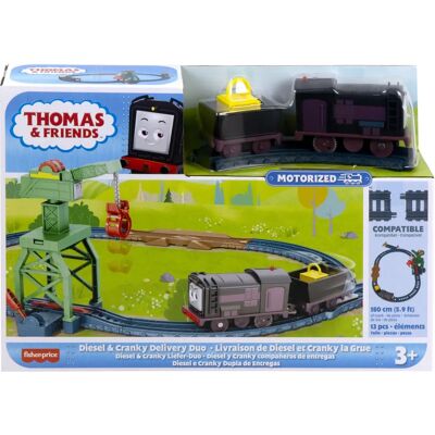 Fisher-Price - HHW05 - Diesel & Cranky Dostawa Duo Fisher-Price - HHW05 - Diesel & Cranky Dostawa Duo