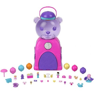 Mattel Polly Pocket Teddy Bear Super Surprise Set HJG28 - Set di Giocattoli Mattel Polly Pocket Teddy Bear Super Surprise Set HJG28 - Set di Giocattoli
