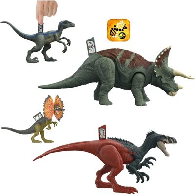 Jurassic World HJJ85 Zestaw Dinozaurów - Figury Akcji dla Dzieci Jurassic World HJJ85 Zestaw Dinozaurów - Figury Akcji dla Dzieci