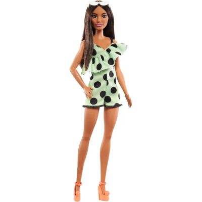 Barbie Fashionista Poupée Robe Asymétrique - Publicité Barbie Fashionista Poupée Robe Asymétrique - Publicité