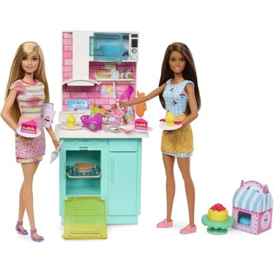 Lalka Barbie HJY94 - Zestaw kuchenny w pastelach - Lalka/Zestaw kuchenny Lalka Barbie HJY94 - Zestaw kuchenny w pastelach - Lalka/Zestaw kuchenny