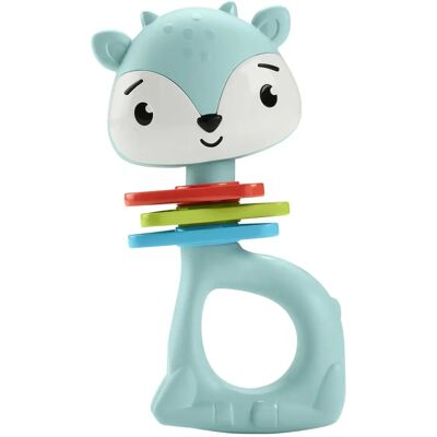 Fisher-Price Baby Spielzeug - Tier-Rassel & Beißring - HJW11 Fisher-Price Baby Spielzeug - Tier-Rassel & Beißring - HJW11