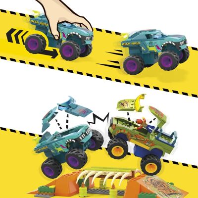 Hot Wheels Monster Trucks Mega-Wrex Parcours de Cascades - Publicité Hot Wheels Monster Trucks Mega-Wrex Parcours de Cascades - Publicité