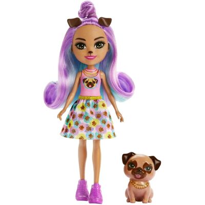Poupée Enchantimals Mattel avec Chiot et Trusty - City Tails - Publicité Poupée Enchantimals Mattel avec Chiot et Trusty - City Tails - Publicité