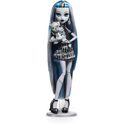 Mattel Monster High Reel Drama Frankie Stein docka - Docka, Svartvit, Retro Stil Mattel Monster High Reel Drama Frankie Stein docka - Docka, Svartvit, Retro Stil