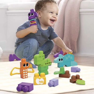 Mega Bloks Squeak'n Chomp Dinos - Zestaw do budowania Mega Bloks Squeak'n Chomp Dinos - Zestaw do budowania