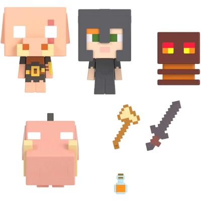 Minecraft HKR59 Children's Toy Figure - Mob Head Series Minecraft HKR59 Children's Toy Figure - Mob Head Series