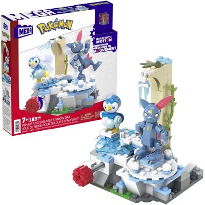 Set di Costruzione Pokémon di Neve Mega - Piplup & Sneasel - Serie Avventura Set di Costruzione Pokémon di Neve Mega - Piplup & Sneasel - Serie Avventura