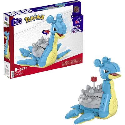 Mattel MEGA Pokémon Lapras - Byggsats med 527 delar Mattel MEGA Pokémon Lapras - Byggsats med 527 delar