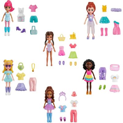 Polly Pocket HKV88 Puppe - Mittleres Mode-Set für Kinder Polly Pocket HKV88 Puppe - Mittleres Mode-Set für Kinder