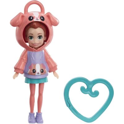 Mattel Polly Pocket - Hoodie Buddy - Puppy Doll - doll Mattel Polly Pocket - Hoodie Buddy - Puppy Doll - doll