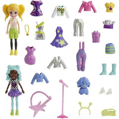 Polly Pocket HKV97 Spielset - Popstar Spotlight Modepaket Polly Pocket HKV97 Spielset - Popstar Spotlight Modepaket