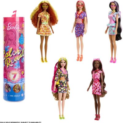 Barbie HLF83 Pink Fruit Reveal Doll - Puppe Barbie HLF83 Pink Fruit Reveal Doll - Puppe