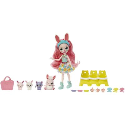 Mattel Enchantimals City Tails Doll - Baby Best Friends Bree Bunny & Twist Mattel Enchantimals City Tails Doll - Baby Best Friends Bree Bunny & Twist