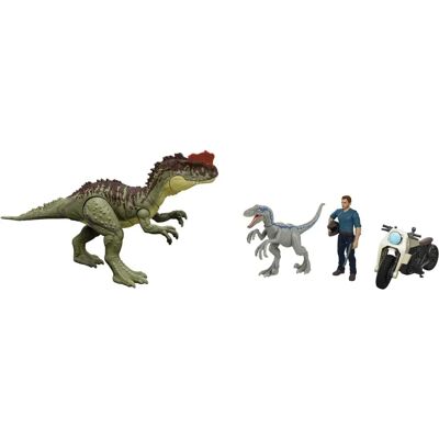 Figurki dino i człowieka Mattel Yangchuanosaurus Blue & Owen - Zabawka Figurki dino i człowieka Mattel Yangchuanosaurus Blue & Owen - Zabawka