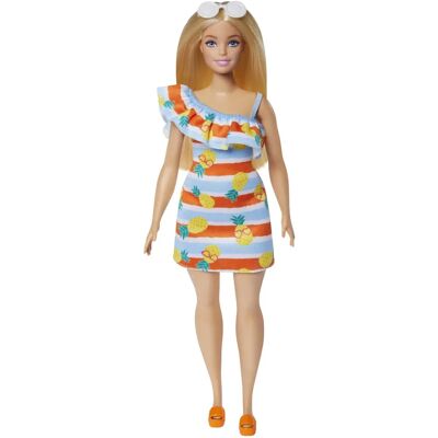 Barbie Niebieska Ocean Laleczka - Letnie Akcesoria Plażowe Barbie Niebieska Ocean Laleczka - Letnie Akcesoria Plażowe