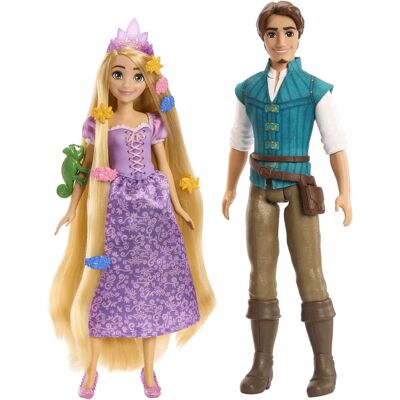 Mattel Disney Princess HLW39 Puppe - Rapunzel & Flynn Abenteuer-Set Mattel Disney Princess HLW39 Puppe - Rapunzel & Flynn Abenteuer-Set