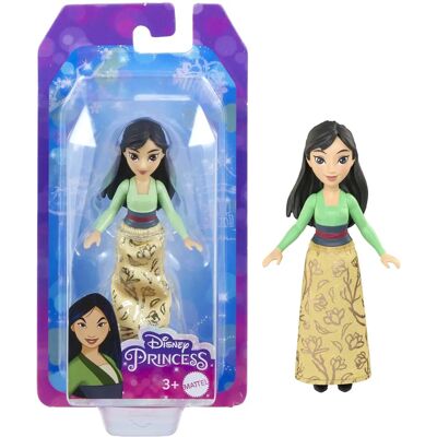 Poupée Disney Princesse Mulan de Mattel - 3,5 pouces, Articulée, Collection - Publicité Poupée Disney Princesse Mulan de Mattel - 3,5 pouces, Articulée, Collection - Publicité