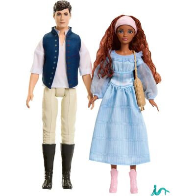 Mattel Ariel & Prinz Eric Puppe - Disney Kleine Meerjungfrau - 3+ Mattel Ariel & Prinz Eric Puppe - Disney Kleine Meerjungfrau - 3+