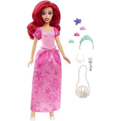 Poupée Ariel de Mattel - Robe Rose Princesse Disney - Collector - Publicité Poupée Ariel de Mattel - Robe Rose Princesse Disney - Collector - Publicité