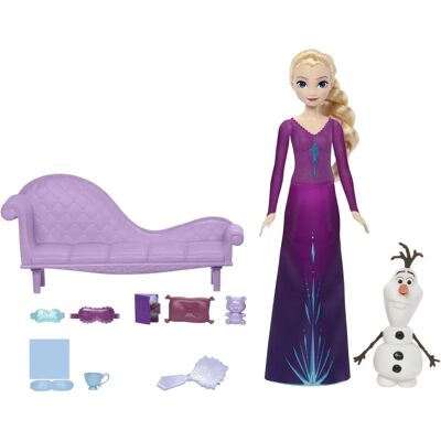 Disney Elsa Olaf Doll - Kids 3+ - 8-Piece Bedtime Set Disney Elsa Olaf Doll - Kids 3+ - 8-Piece Bedtime Set