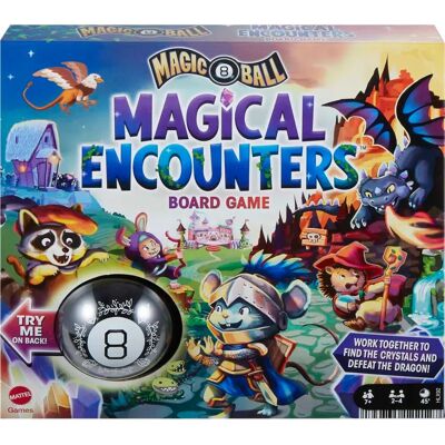 Mattel Magic 8 Ball - Magical Encounters - Board Game Mattel Magic 8 Ball - Magical Encounters - Board Game